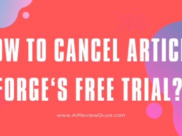 cancel article forge free trial