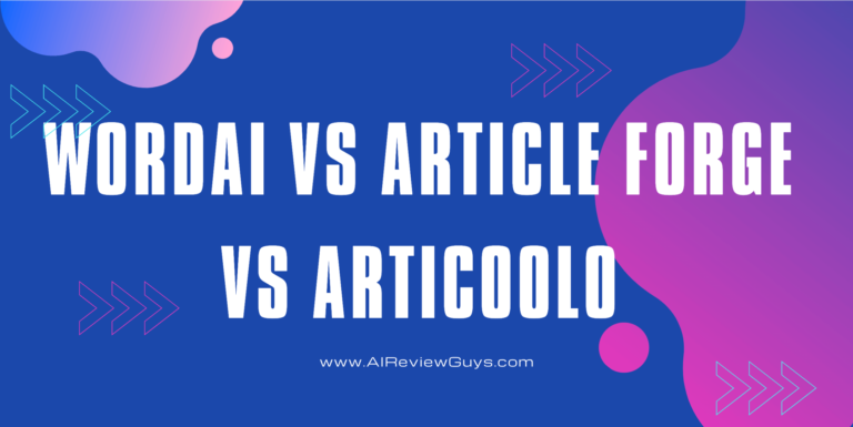 WordAI vs Article Forge vs Articoolo