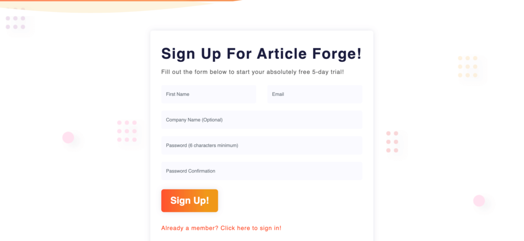 article-forge-signup
