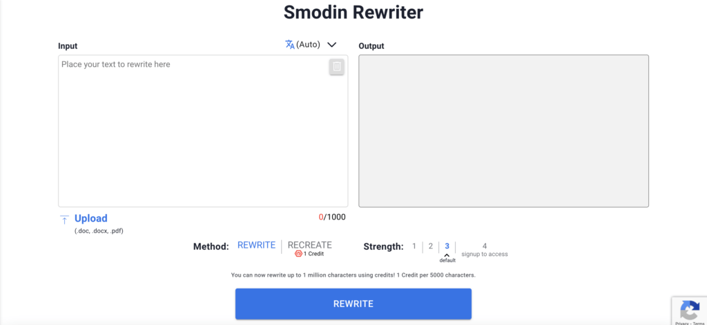 Smodin rewriter tool 1