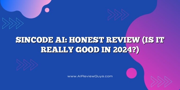 SinCode AI: Honest Review (Is it really good in 2024?)