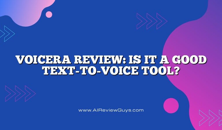 Voicera Review: Is it a good text-to-voice tool?