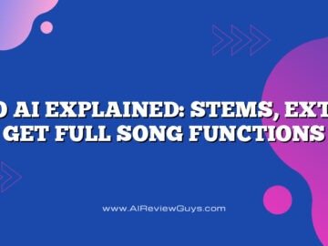 Suno AI Explained: Stems, Extend, Get Full Song Functions