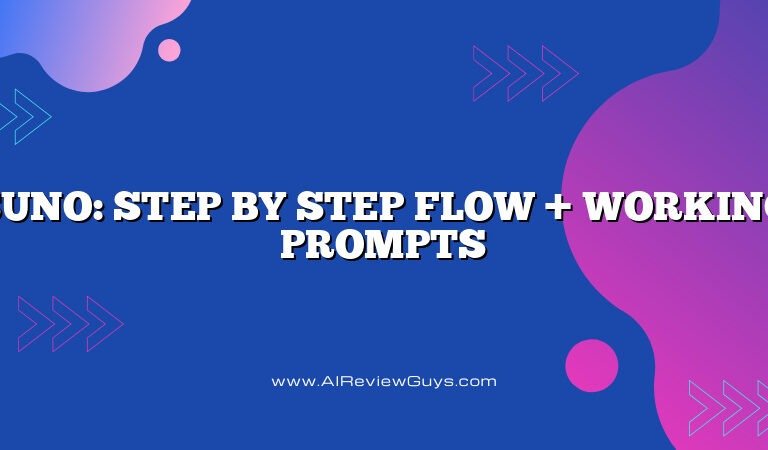 Suno: Step by Step Flow + Working Prompts