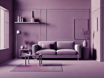 interior design minimalistic illustration