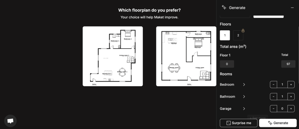 maket review floorplan design editor and example